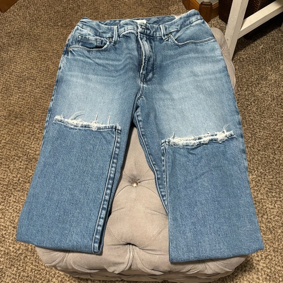 Good American Good Curve Straight Jeans - Picture 3 of 6